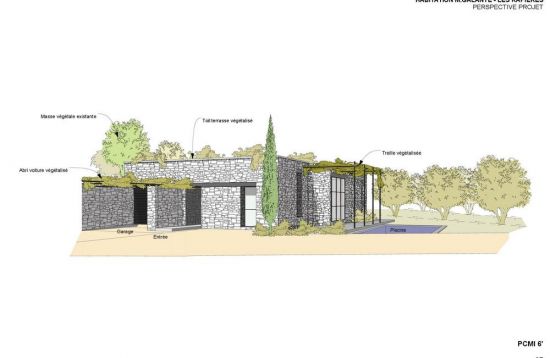 Architecte pour conception de maison bio climatique Gordes